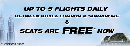 Tiger Airways Promotion and Free Kuala Lumpur Trip