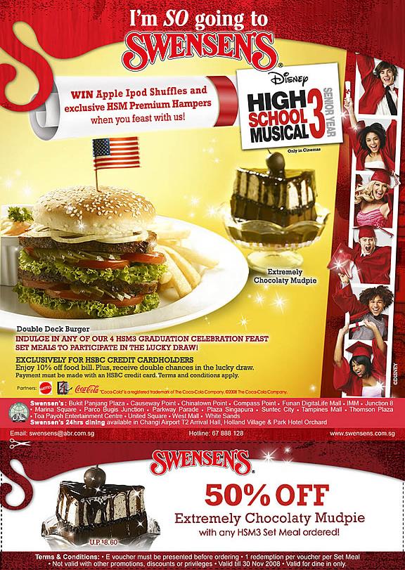 Swensens & High School Musical 3 Promotion