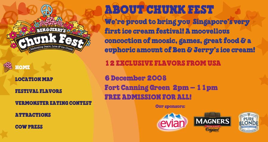 Ben & Jerry’s Chunk Festival @ Fort Canning Green